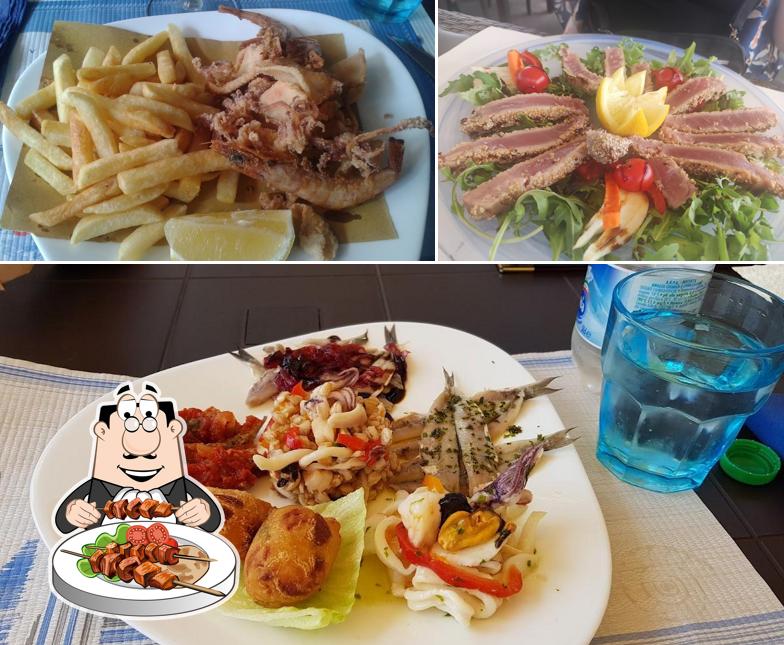 Platti al La Paranza Bocca di Magra