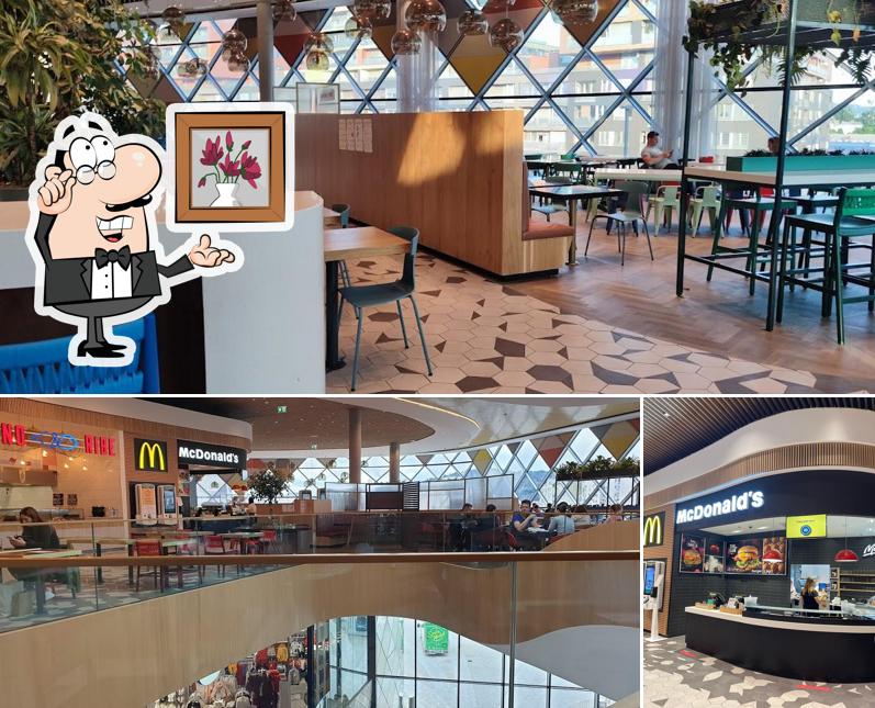 Gli interni di McDonald's