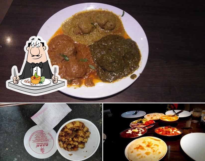 Food at Azad Hind Dhaba