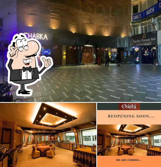 The interior of Chaska Restaurant and Banquets