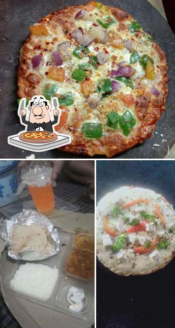 Pick different kinds of pizza