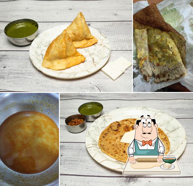 Samosa at New Madras Cafe