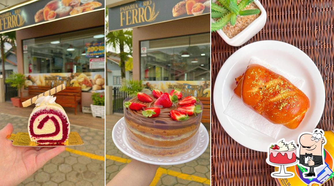 Bolo veludo vermelho em Padaria Rio Ferro