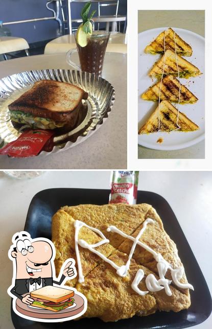 Grilled cheese sandwich at RX CAFE