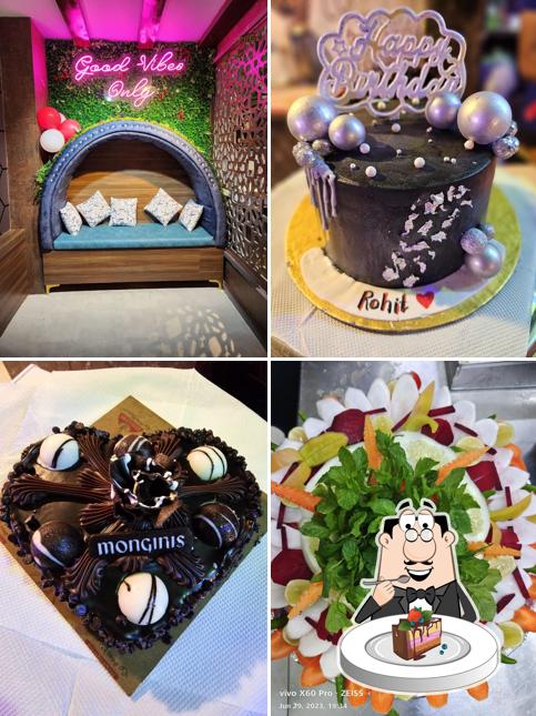 Chocolate cake at The Food Island