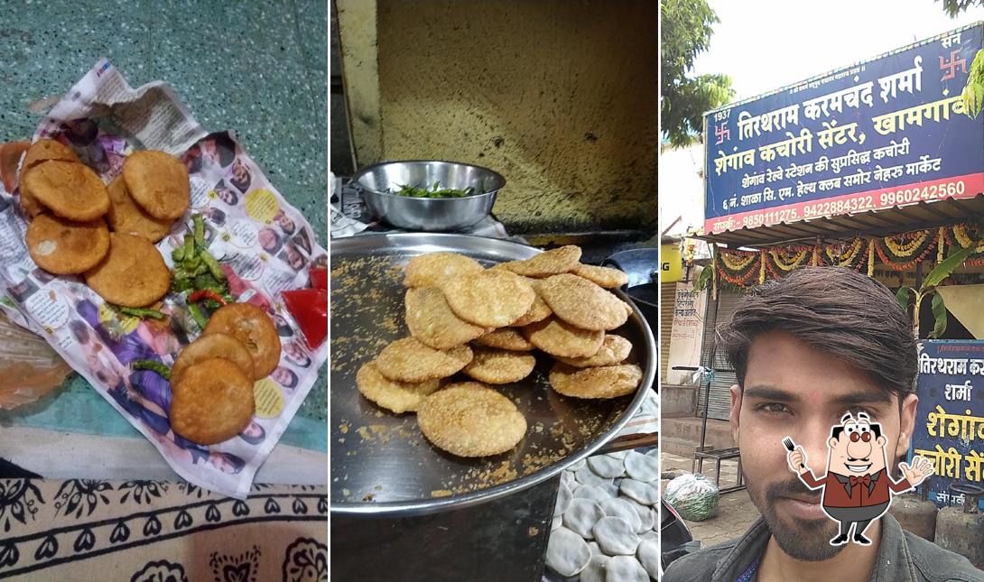 Food at Tirathram K SHARMA Shegaon Kachori