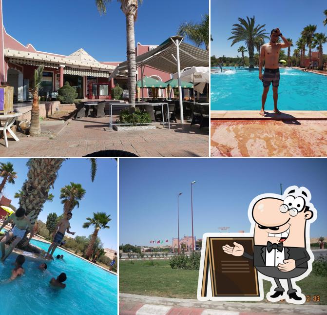 Al Kasbah : Café, Restaurant & Piscine
