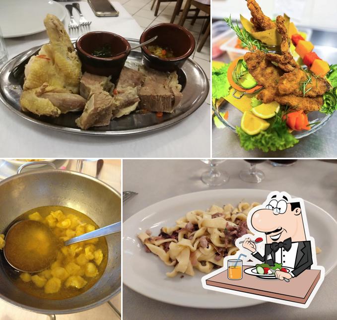 Cibo al Ristorante Squadrani