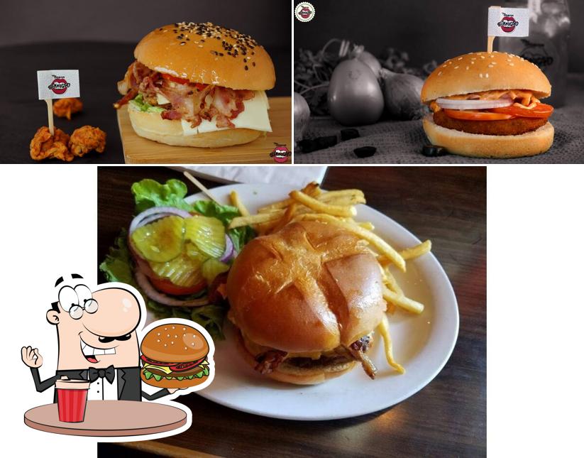 Order a burger at The Urban Bhukkad