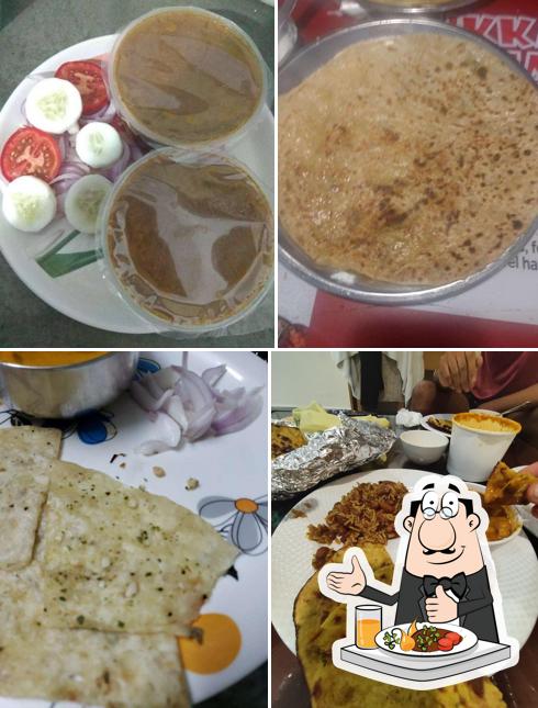 Food at Nukkar Dhaba