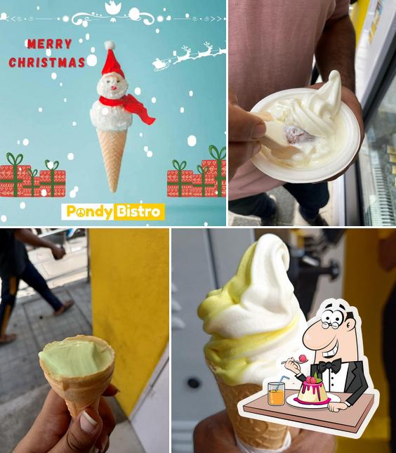 Pondy Bistro - SG Palya, Tavarekere offers a selection of sweet dishes