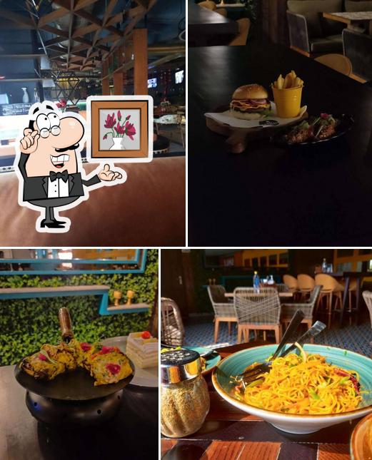 Take a seat at one of the tables at Mashup - Sports Bar and Night Club
