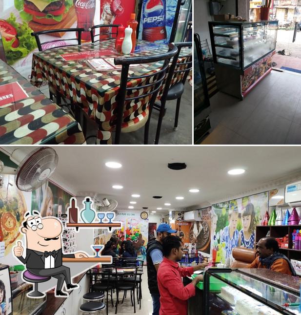 The interior of Pizza Stop