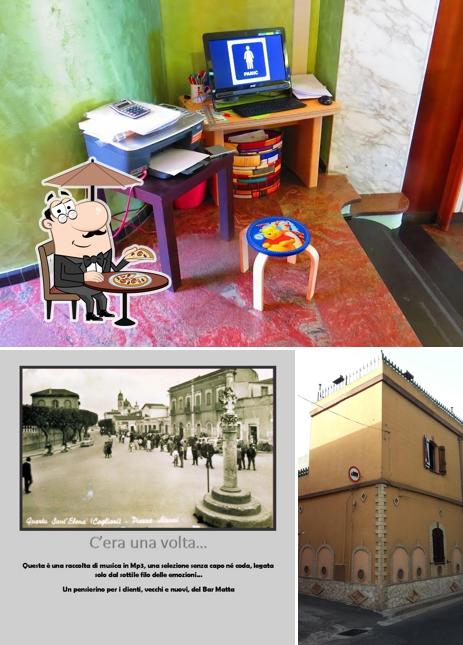 La esterno e interni del ristorante