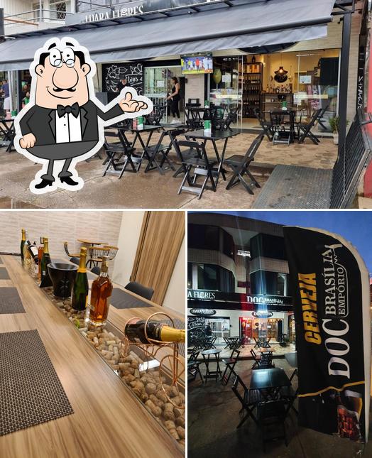 O interior do Empório DOC Gastrobar