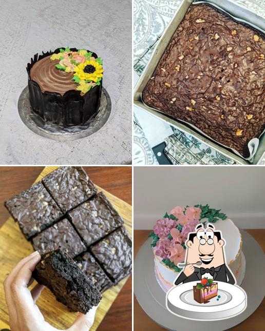 Chocolate cake at Basilnut
