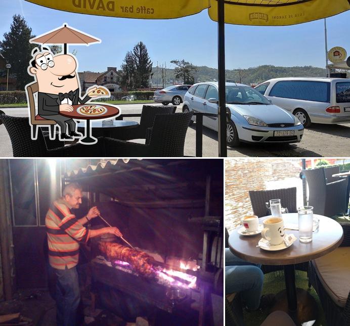 Gli esterni di Caffe bar David