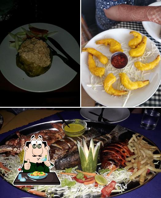 Food at Dom's Beach Shack