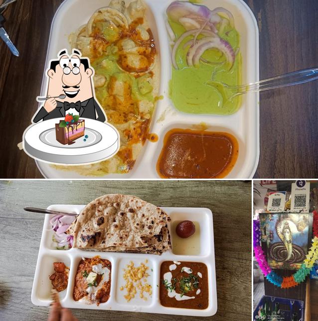 Chocolate cake at Haryana Bhojnalaya Haridwar