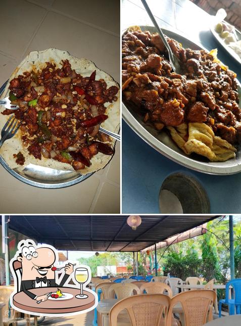 The restaurant's food and interior