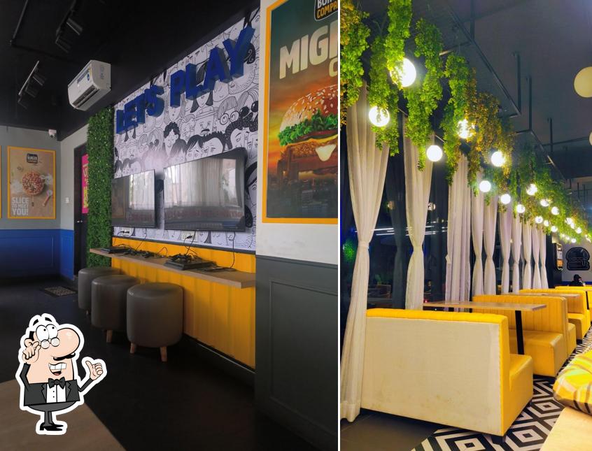 The interior of The burger company