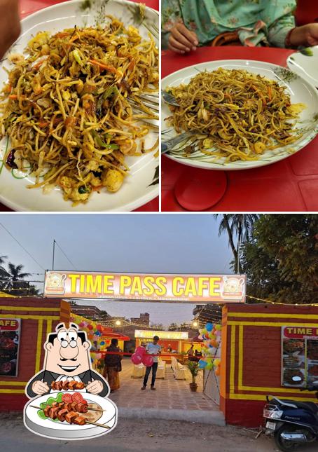 Time pass cafe is distinguished by food and exterior
