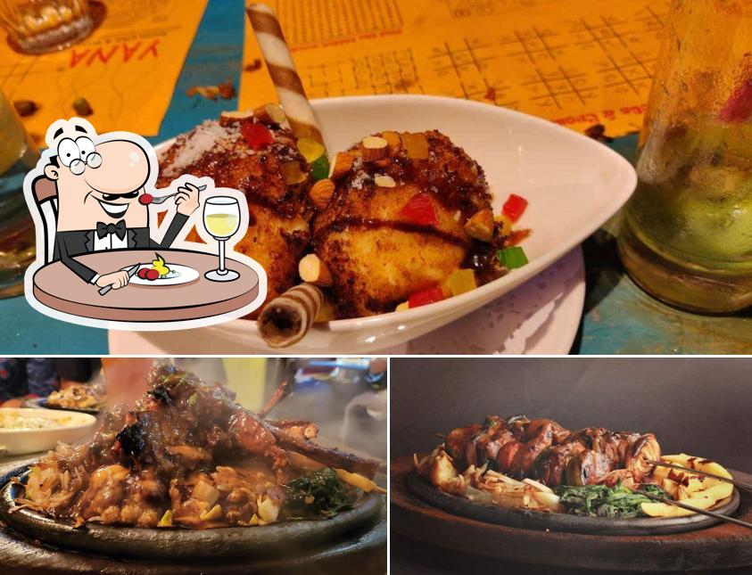 Food at Yana Sizzlers