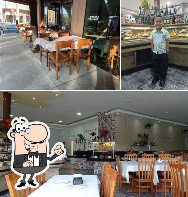 O interior do Churrascaria e Pizzaria Fazenda Vigano Betim