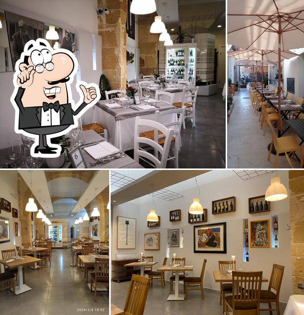 Gli interni di O' Scià Ristorante