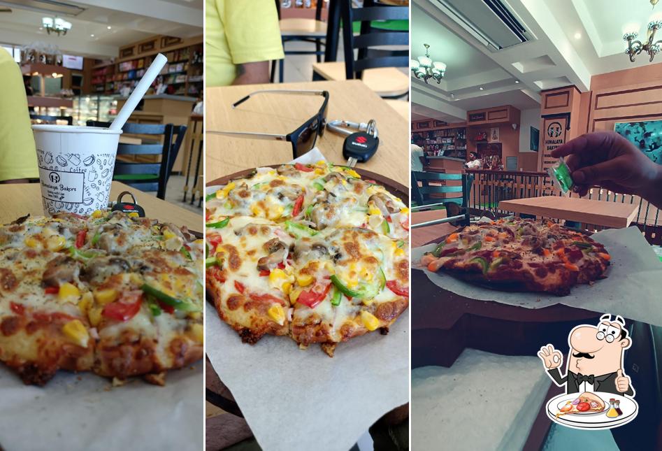 Try out pizza at Himalaya Bakers
