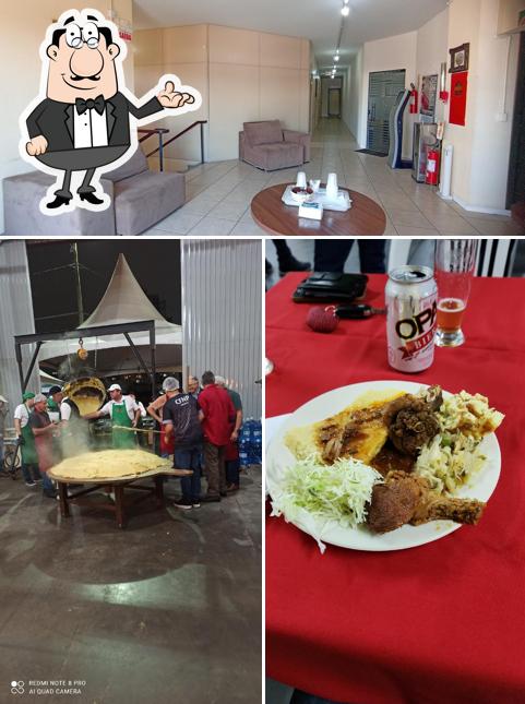 O interior do Circolo Italiano di Joinville