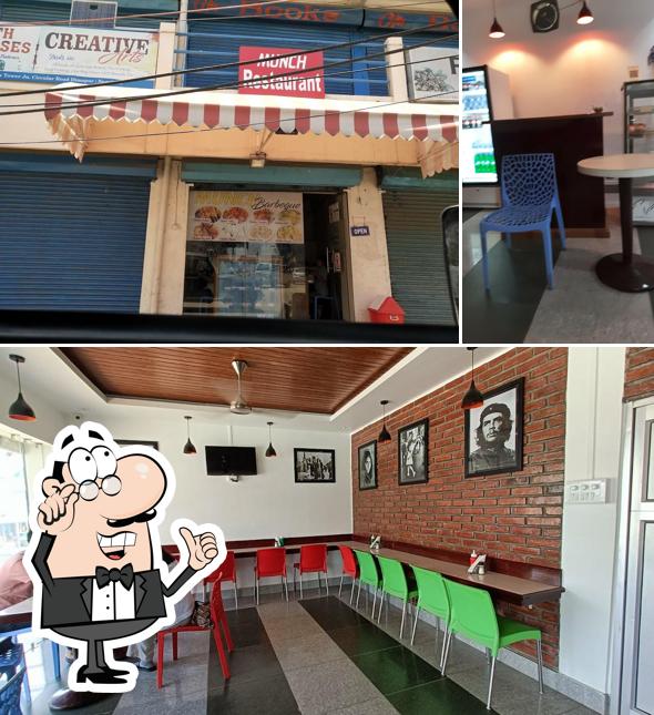 The interior of Munch Cafe