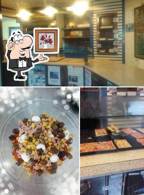 La foto di interni e cibo da Pizza Al Taglio Le Ghinghe