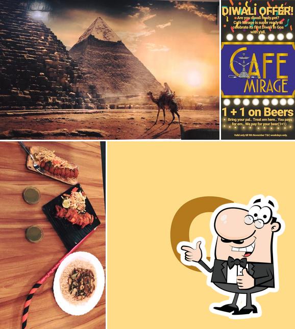 See this pic of Cafe Mirage