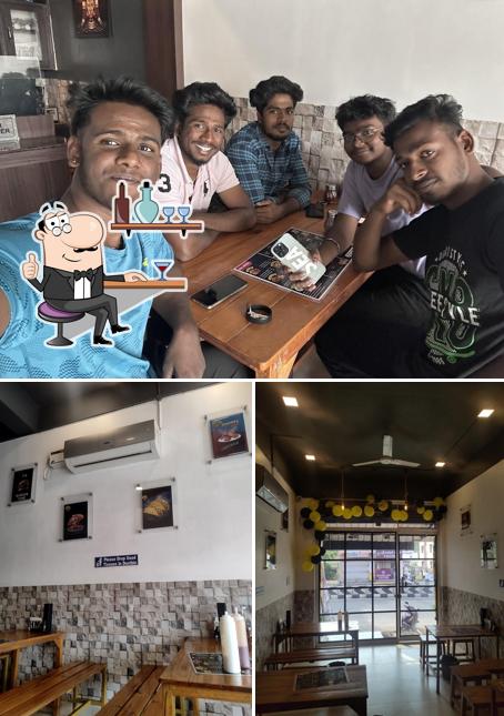 The interior of God Of Burgers
