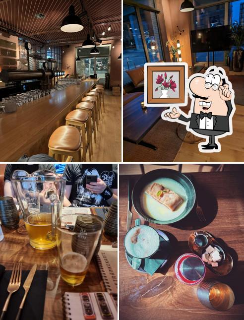 Gli interni di Restaurant Hardwald Brewhouse