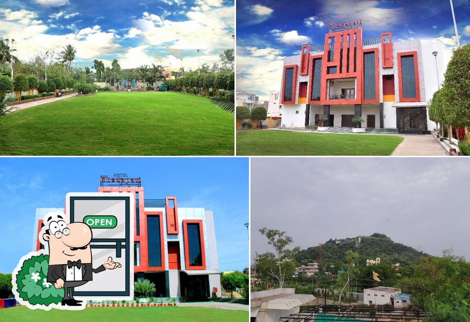 The exterior of Hotel Shri Khedapati International