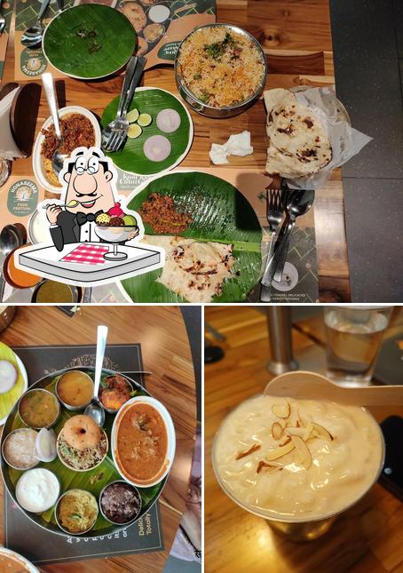 Kodi Kura Chitti Gaare, Kokapet serves a selection of desserts