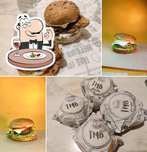 Food at The Melting Burgrr