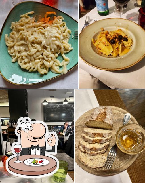 Platti al Trattoria Bruno Coppetta