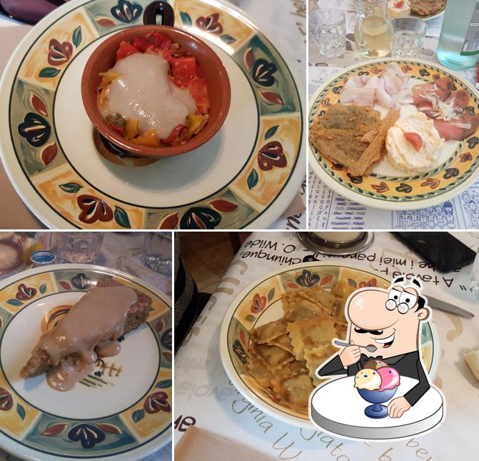 Tranttoria L'Angul Dal Fournel offre un'ampia varietà di dessert