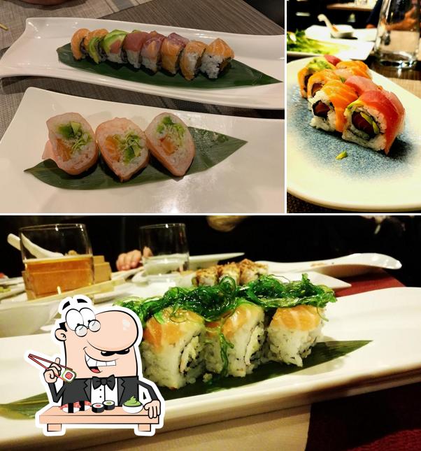 Prenditi le diverse opzioni di sushi