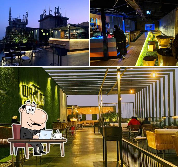 The interior of Wakhra Cafe Lounge