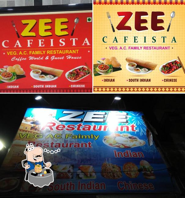 Food at Zee Cafeista Restaurant