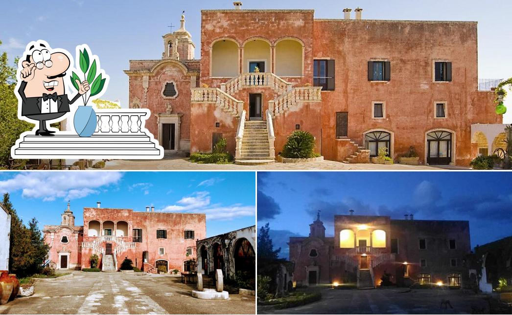 Gli esterni di Masseria Spina Resort