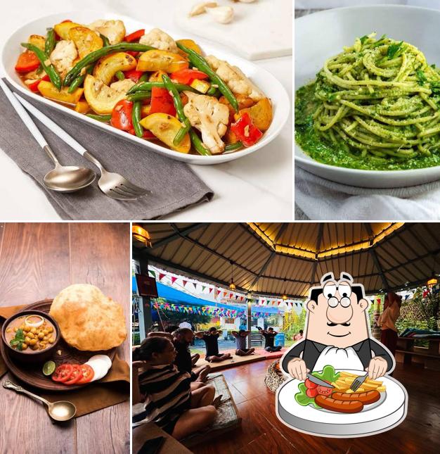 Food at Cafe Maka Maka by 12 Monks Hostels - Rishikesh