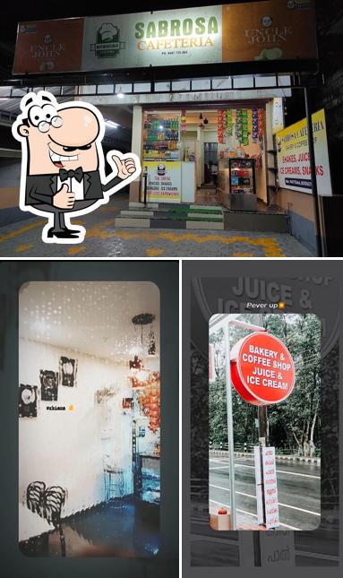 Look at this image of SABROSA CAFETERIA