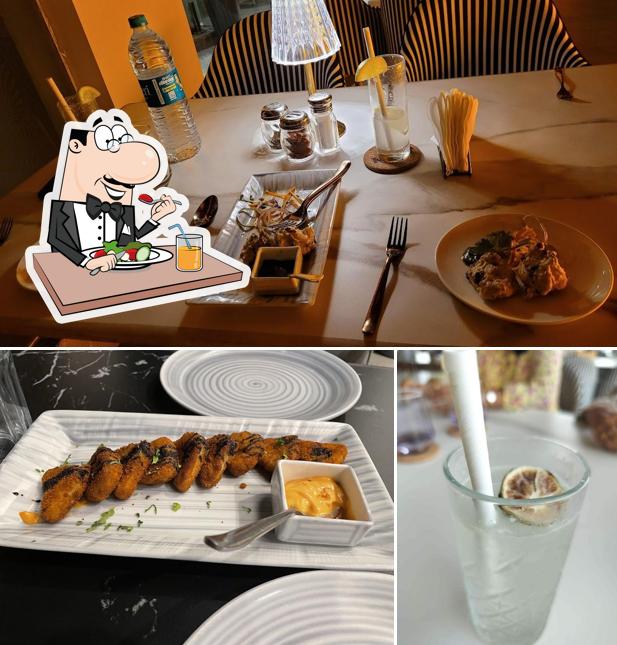 The restaurant's food and beverage