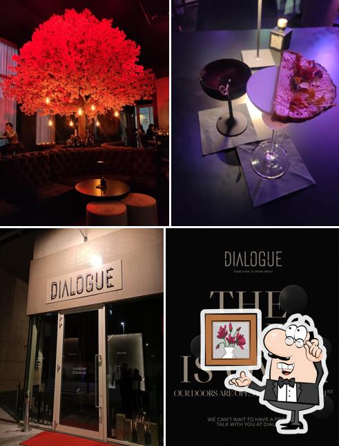 Dai un'occhiata agli interni di Dialogue Wine & Cocktail Lounge