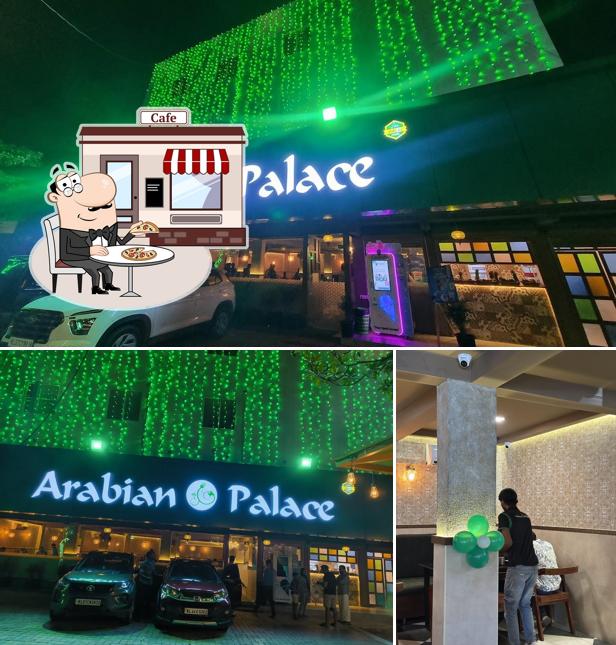 The exterior of Arabian Palace Kakkanad